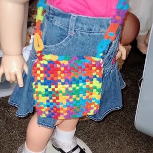 Handmade Woven Potholder Small Purse